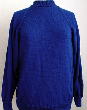 einfacher Raglanpullover mit Schulter"abnäher"