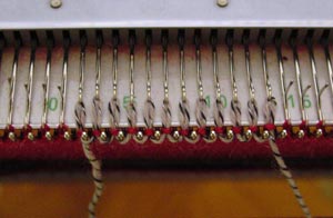 Daumenmaschen abstricken