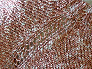 fertige Raglan-"Naht"