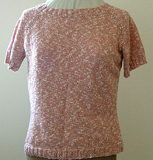 "nahtloser" Raglan-Sommerpulli