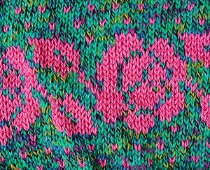 Musterdetail Blumenbordüre