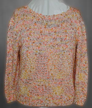 langärmeliger Pulli aus Effektgarn