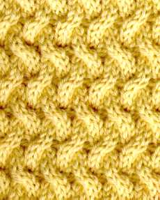 Zopf-Flächenmuster 2