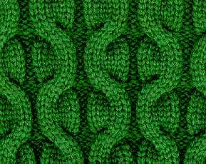 Zopf-Flächenmuster 5